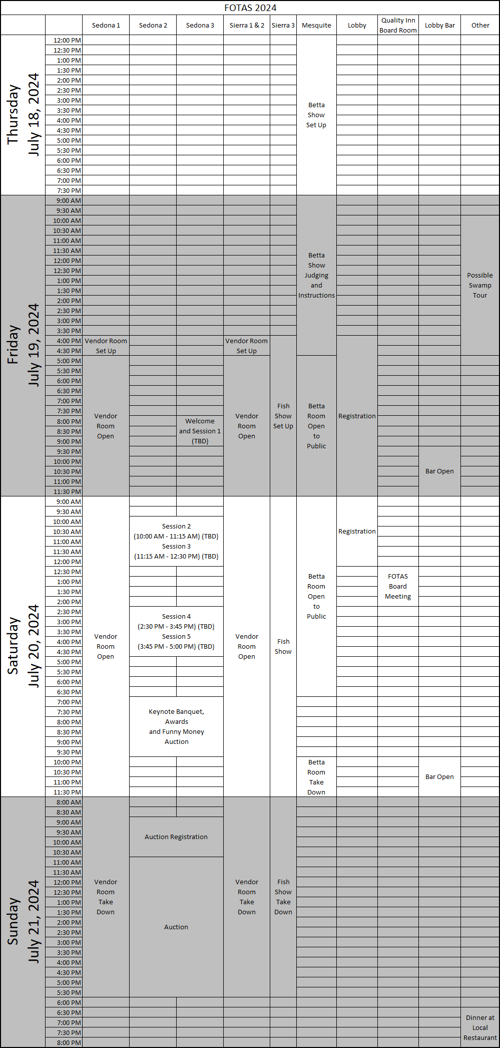 Schedule FOTAS / IBC 2024